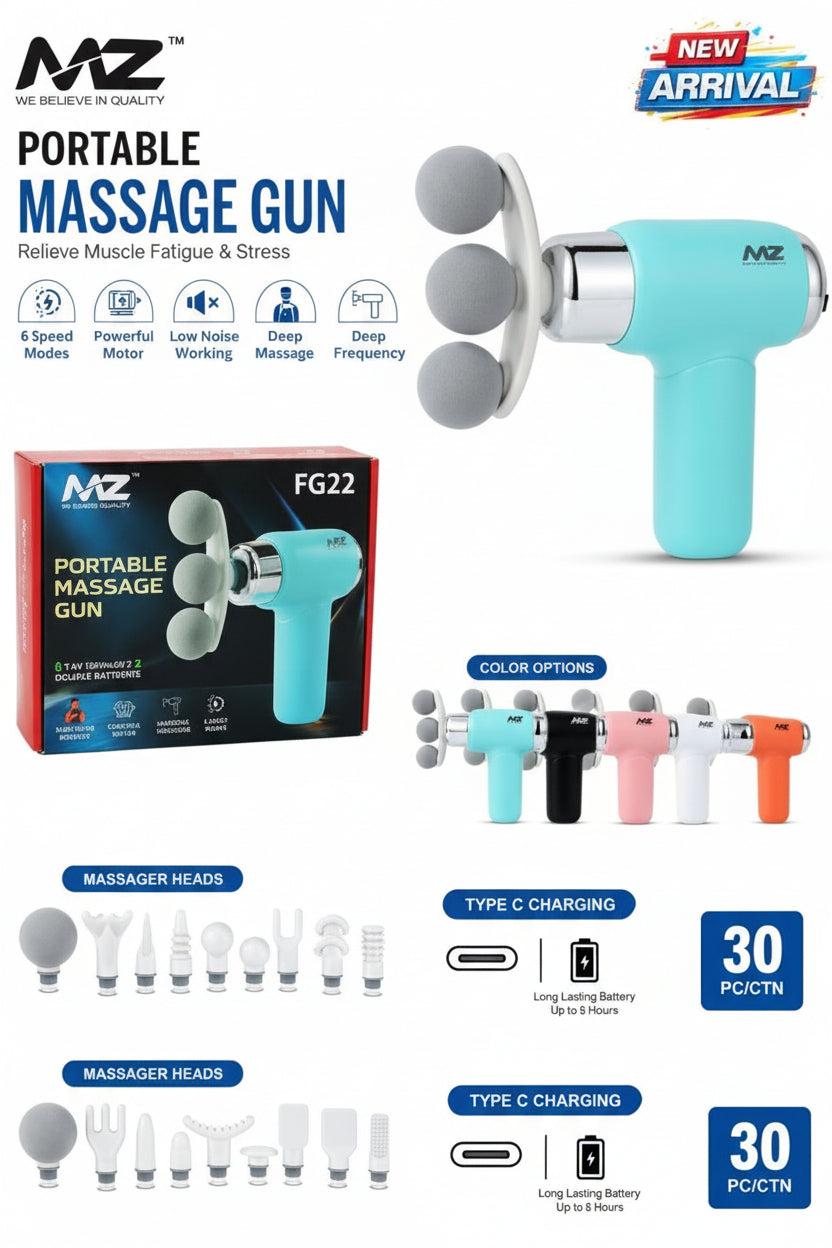 3 head premium massage gun