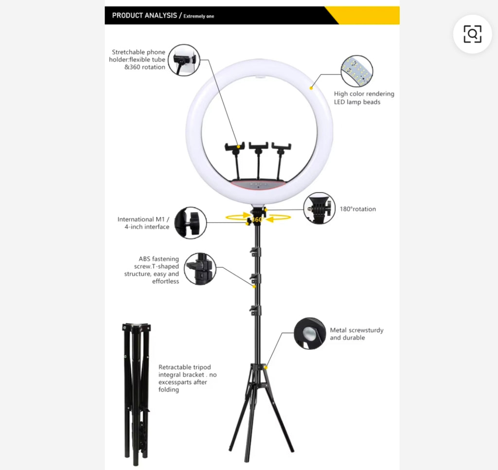 22" ringh light